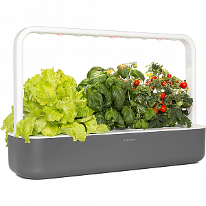 Умный сад Click and Grow Smart Garden 9 Помидоры Черри, Базилик, Зелёный Салат (чёрная крышка)