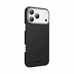 Чехол KEEPHONE Kevlar Paris для iPhone 17 Pro с Magsafe черный