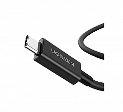 Кабель UGREEN US501 (60621) USB-C to USB-C Thunderbolt 4 - 40Gbps 100W Data Cable длина 2 метра, цвет черный