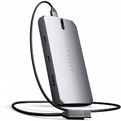 Хаб Satechi USB-C On-the-Go MultiPort Adapter серый космос (ST-UCMBAM)