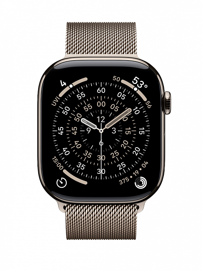 Часы Apple Watch Series 11 - 46 mm титановые с ремешком милалнская петля