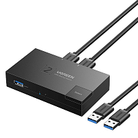 Переключатель Ugreen CM618 USB 3.0 Sharing Switcher 2 In 1 (15149)