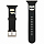 Ремешок CG Mobile Lagerfeld Silicone Karl and Choupette Heads для Apple Watch 42/44/45 мм чёрный