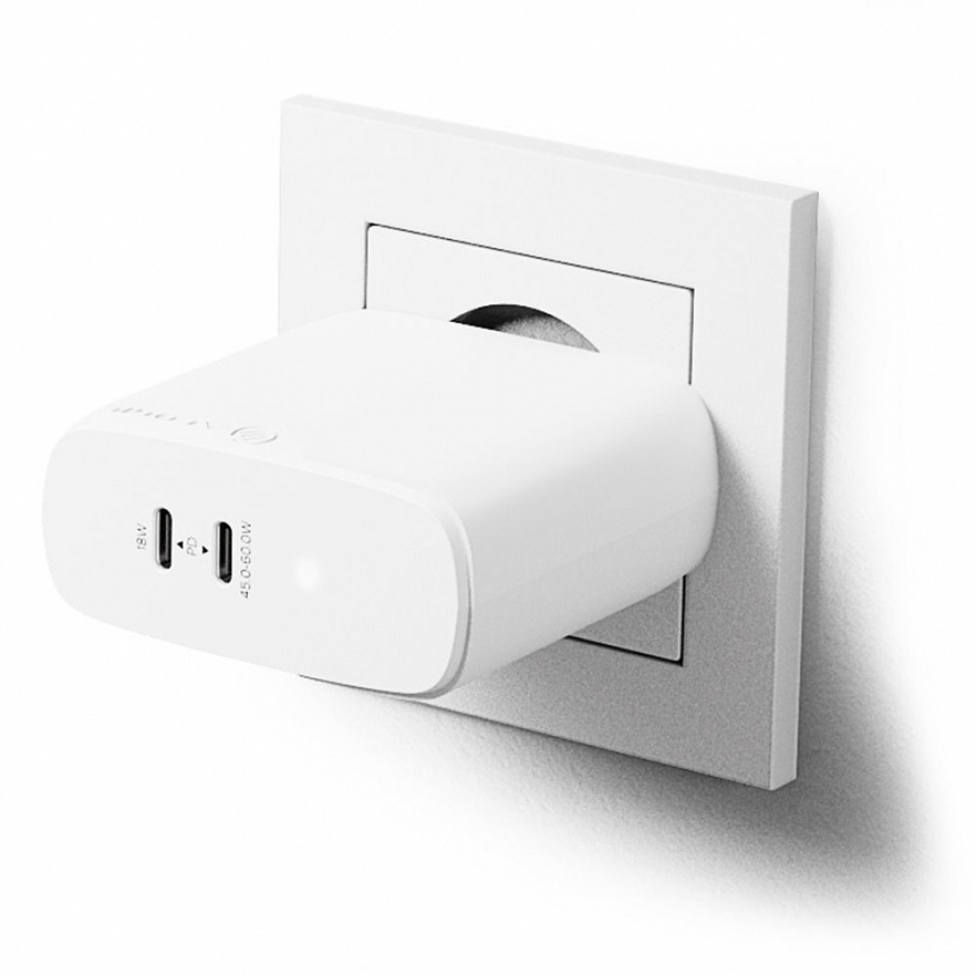 Сетевое зарядное устройство ALOGIC 2X63 Rapid Power 63W GaN Charger