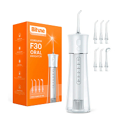 Портативный ирригатор Bitvae F30 Water Flosser (7 насадок) (F30) GLOBAL, белый
