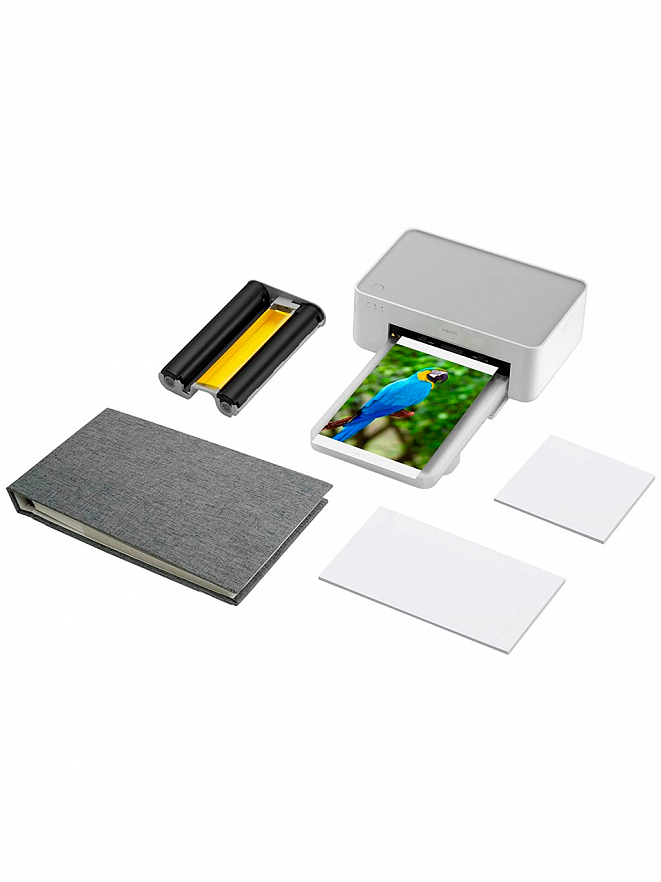 Портативный фотопринтер Xiaomi Instant Photo Printer 1S Set EU