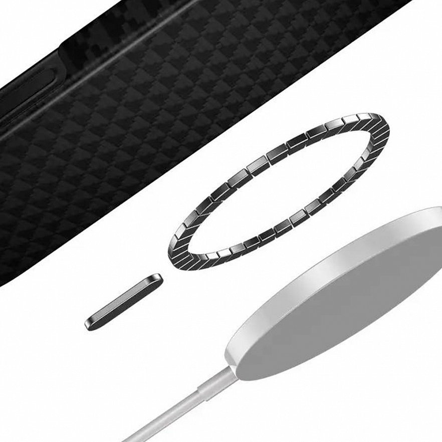 Чехол KEEPHONE Kevlar Paris для iPhone 17 Pro с Magsafe черный
