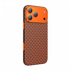 Чехол KEEPHONE Kevlar Paris iPhone 17 Pro с MagSafe красный