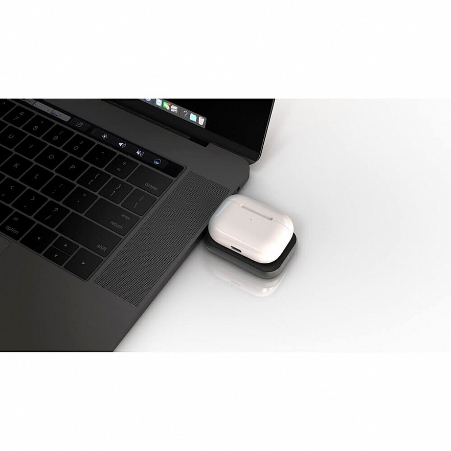 Беспроводное зарядное устройство для AirPods ZENS Single Airpods Watch Lader Qi USB-C Aluminium