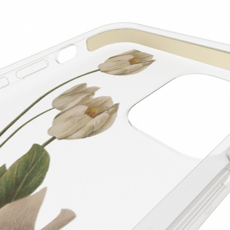 Чехол Ted Baker Anti-Shock для iPhone 13 Pro Max Elderflower Clear (84936)