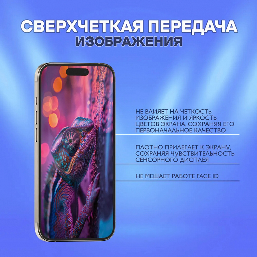 Защитное стекло Remax ES-01 антибликовое для iPhone 15 Pro 