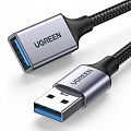 Кабель Ugreen US115 USB-A (male) - USB-A (female) (3 метра) чёрный (10498)