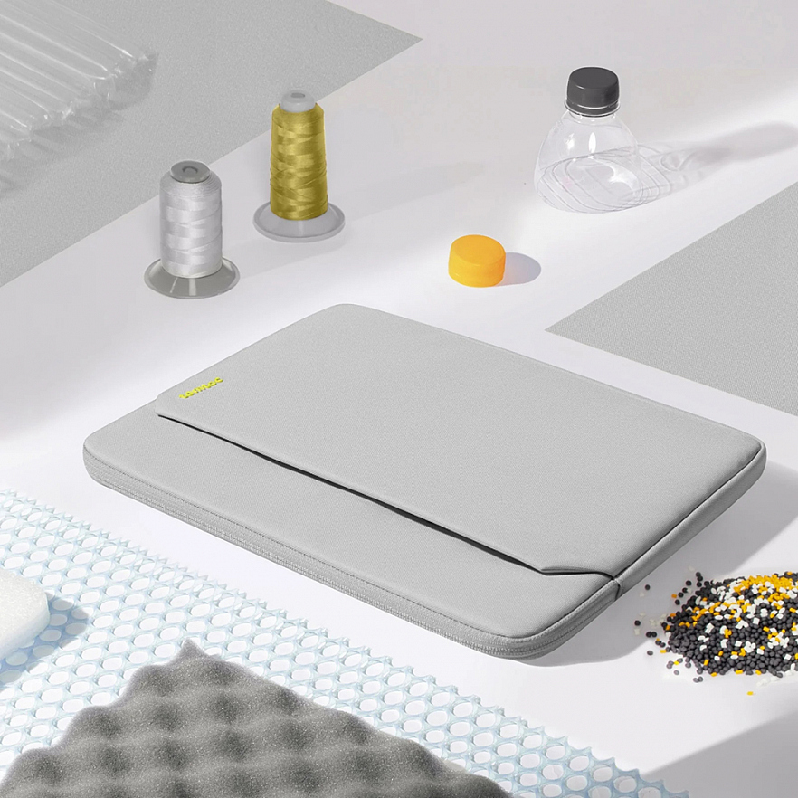 Чехол Tomtoc Light-A18 Laptop Sleeve для ноутбуков 14" светло-серый (Light Gray)