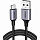 Кабель UGREEN US288 (60408) USB-A 2.0 to USB-C Cable Nickel Plating Aluminum Nylon Braid (3 метра) чёрный/серый космос