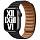 Ремешок EcoLeather Link для Apple Watch 42/44/45 мм чёрный (Midnight)