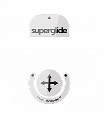 Стеклянные глайды (ножки) Superglide для мыши Logitech GPro Superlight [White]