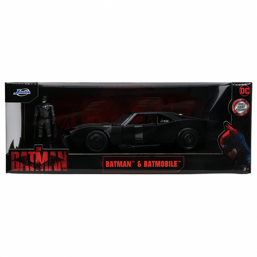 Набор Машинка с Фигуркой Бэтмен 2.75"+1:24 2021 Batmobile W/Batman 32731