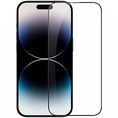 Защитное стекло Nillkin для iPhone 14 Pro CP+ PRO 2.5D 0.33 mm с чёрной рамкой