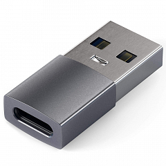 Адаптер Satechi Type-A to Type-C Adapter серый космос (ST-TAUCM)