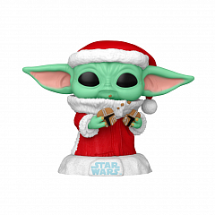 Фигурка Funko POP! Bobble Star Wars Holiday Grogu (747) 80009
