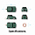 Чехол Elago Mini Car для AirPods зелёный