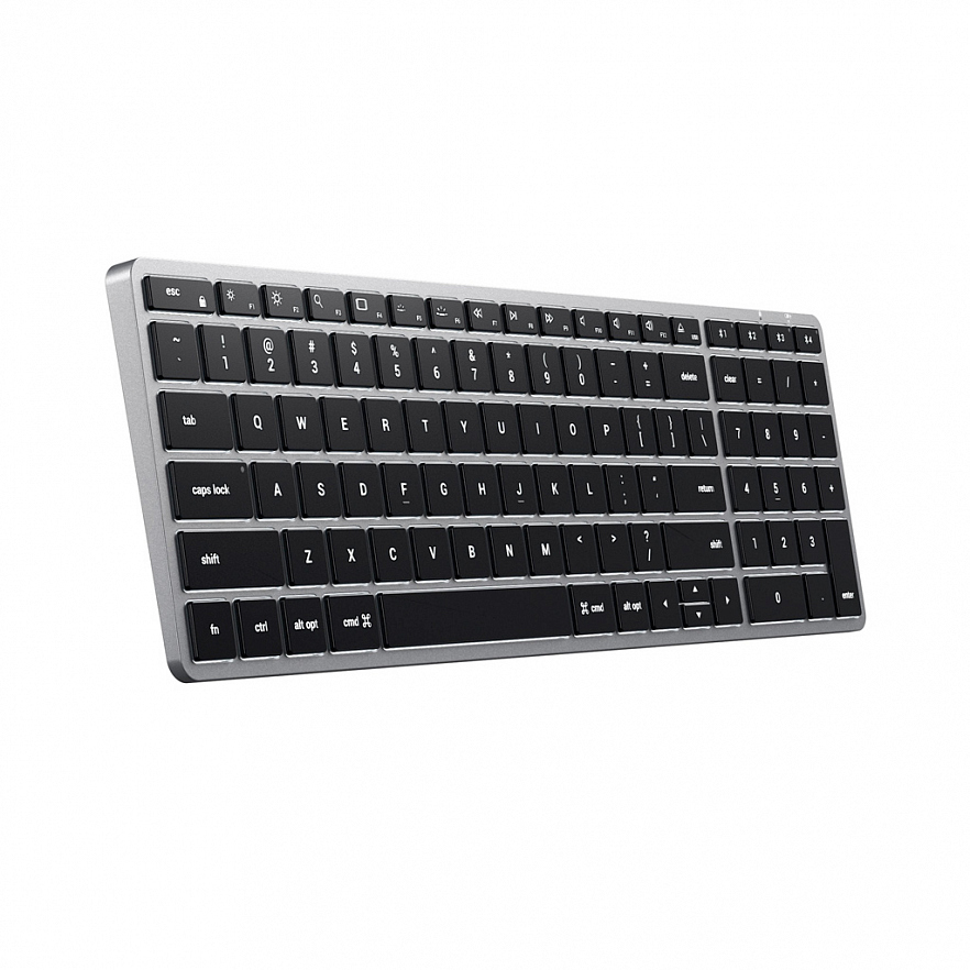 Клавиатура беспроводная Satechi Slim X2 Bluetooth - русская - серый космос