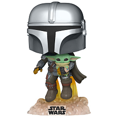 Фигурка Funko POP! Bobble Star Wars Mandalorian Mandalorian with The Child