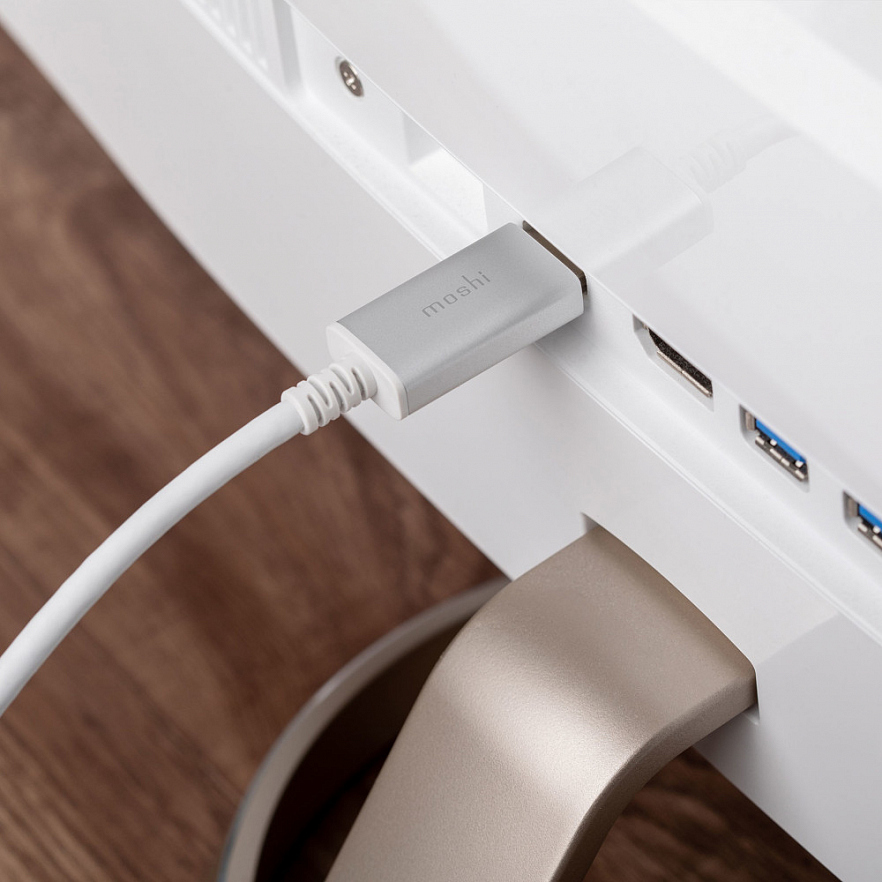 Кабель Moshi USB-C to HDMI (2 метра) белый