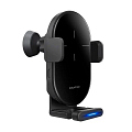 Держатель автомобильный DDPAI Wireless Car Charger 15 Вт с электроприводом и с функцией беcпроводной зарядки чёрный