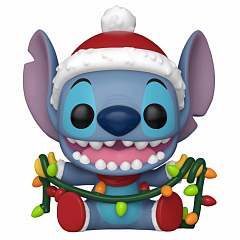 Фигурка Funko POP! Disney Lilo & Stitch Holiday Stitch with Lights