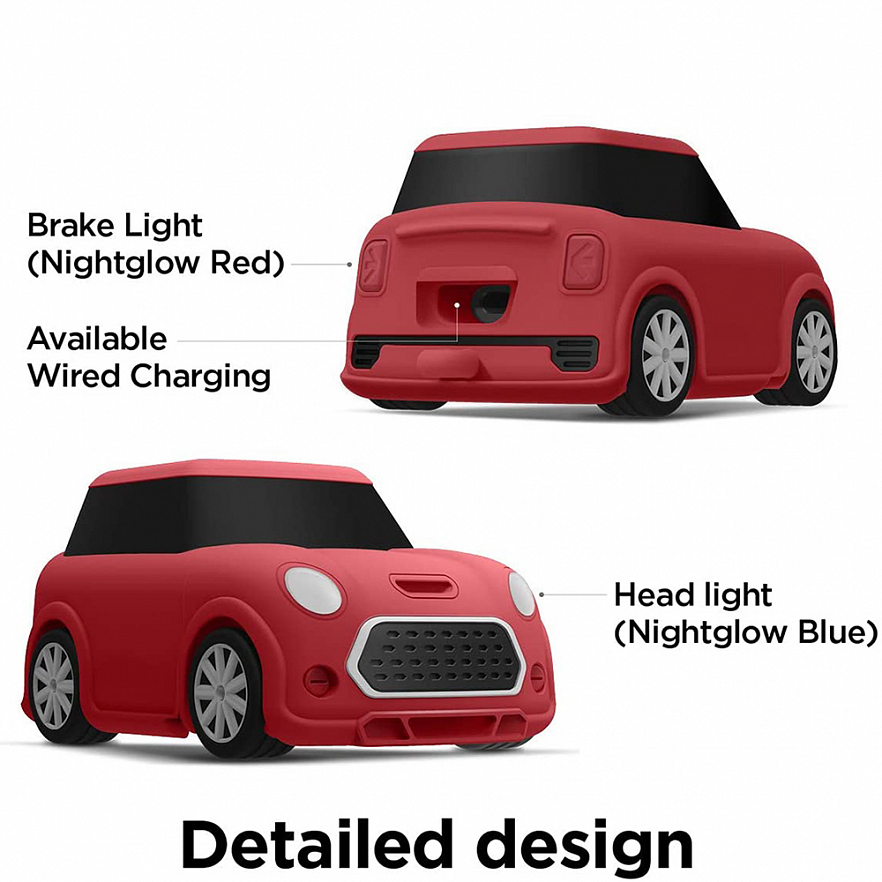 Чехол Elago Mini Car для AirPods красный