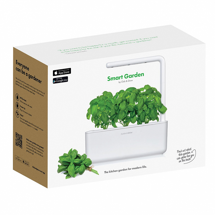 Умный сад Click and Grow Smart Garden 3 Перец Чили (чёрная крышка)