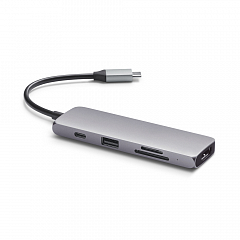 USB-хаб Satechi USB-C Multiport Pro Серый космос (ST-UCMPAM)