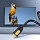 Кабель Ugreen HD101 (10129) HDMI Male To Male Round Cable (2 метра) жёлтый-чёрный