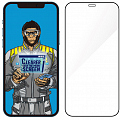 Защитное стекло BlueO Silk Anti-reflective для iPhone 13 Pro Max чёрное (MB26-13-6.7)