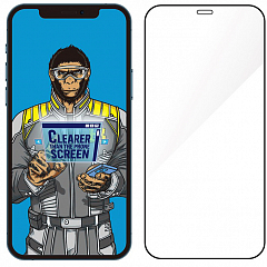 Защитное стекло BlueO Silk Anti-reflective для iPhone 13 Pro Max чёрное (MB26-13-6.7)