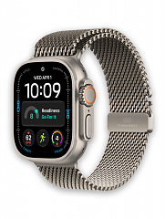 Часы Apple Watch Ultra 4  Natural - Titanium Milanese Loop