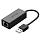 Переходник Ugreen CR110 (20254) USB 2.0 10/100Mbps Ethernet Adapter чёрный