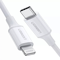 Кабель Ugreen US171 USB-C to Lightning Cable (0,25 метра) белый (60746)