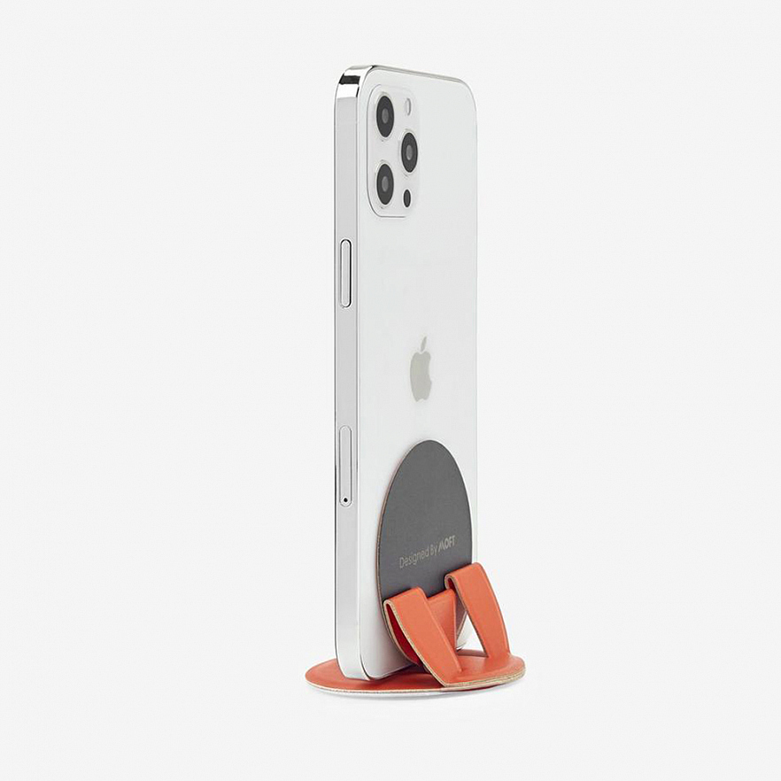 Подставка-держатель для iPhone 12/13/14 MOFT Snap Phone Grip & Stand оранжевая (MS018A-1-OG)