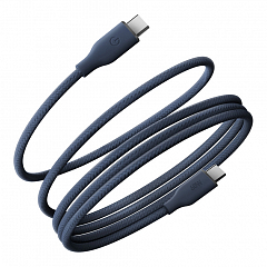 Кабель EnergEA HELIX USD-C to USB-C 60W (1,5 метра) синий