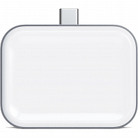 Беспроводное зарядное устройство Satechi USB-C Wireless Charging Dock для AirPods серый космос (ST-TCWCDM)