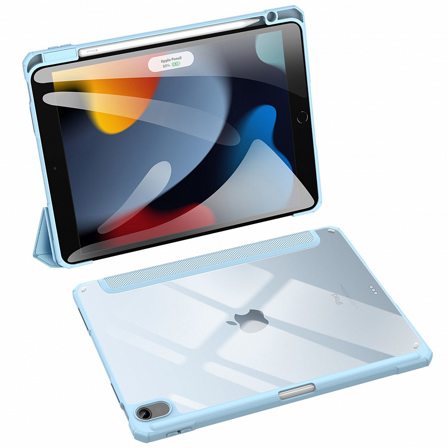 Чехол-книжка Dux Ducis Toby Series для iPad 10,2" (2022) голубой