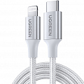 Кабель Ugreen US304 USB-C to Lightning Cable (1,5 метра) белый (70524) 