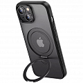Чехол Ugreen LP761 Protective Case Magnetic Stand для iPhone 15 чёрный (25521)
