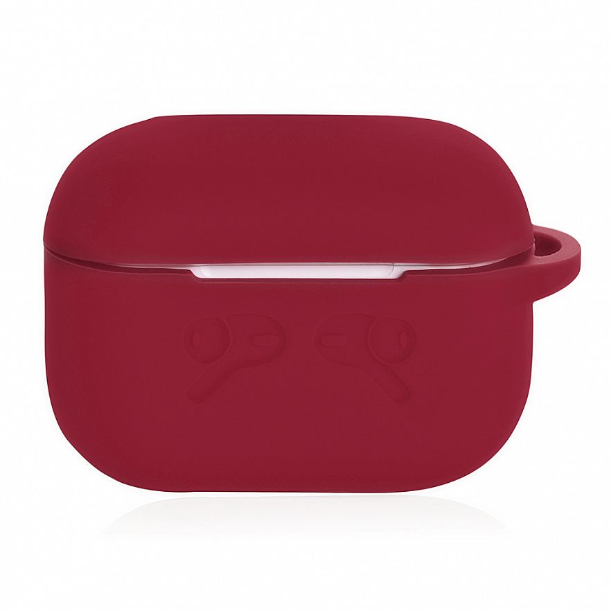 Чехол Guardi Soft Touch Protective Case для Airpods Pro бордовый
