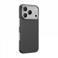 Чехол KEEPHONE Kevlar Sweden iPhone 17 Pro Max с MagSafe черный