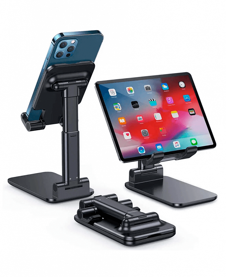 Держатель UGREEN LP373 Foldable Phone Stand для смартфонов чёрный (20435)