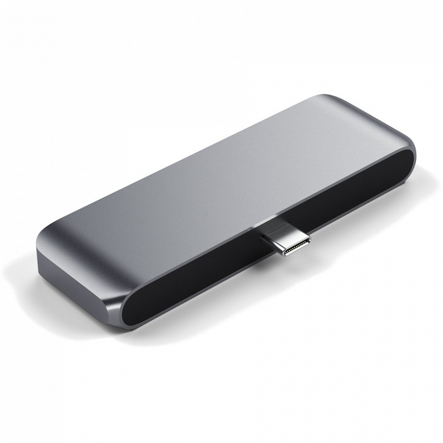USB-хаб Satechi Aluminum Type-C Mobile Pro Hub серый космос (ST-TCMPHM)