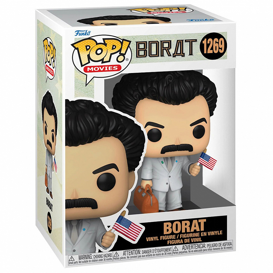 Коллекционная фигурка Funko POP! Movies Borat Borat in Suit NYCC22 (1269) 67053